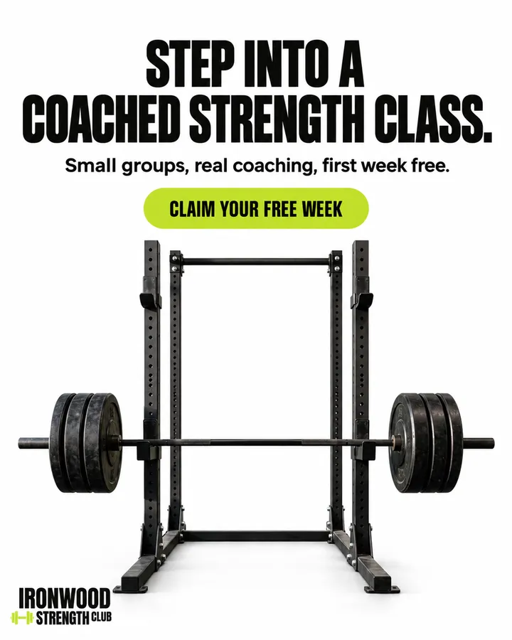 The ad Showfolk made for Ironwood Strength from it